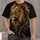 Golden Lion Portrait for Bold Everyday Style, Outdoor Wear and Wildlife Lovers All-over Print Unisex T-shirt - 1