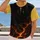 Three-Color Flowing Stars with Ember Cracks for Bold Everyday Streetwear Style All-over Print Unisex T-shirt - 2