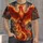 Fiery Phoenix with Spread Wings for Summer Festivals and Bold Everyday Wear All-over Print Unisex T-shirt - 1