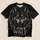 Lone Wolf Head with Chain for Outdoor Adventure and Everyday Wear, Rugged Style All-over Print Unisex T-shirt - 5