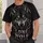Lone Wolf Head with Chain for Outdoor Adventure and Everyday Wear, Rugged Style All-over Print Unisex T-shirt - 6