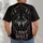 Lone Wolf Head with Chain for Outdoor Adventure and Everyday Wear, Rugged Style All-over Print Unisex T-shirt - 4