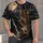 Moonlit Stag and Waterfall Wilderness Scene for Outdoor Adventures and Nature Lovers All-over Print Unisex T-shirt - 1