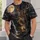 Moonlit Stag and Waterfall Wilderness Scene for Outdoor Adventures and Nature Lovers All-over Print Unisex T-shirt - 6