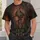 Antique Bronze Cross and Thorn Crown for Faith Over Fear Devotional Wear All-over Print Unisex T-shirt - 6