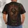 Antique Bronze Cross and Thorn Crown for Faith Over Fear Devotional Wear All-over Print Unisex T-shirt - 4