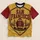 Crimson And Gold Football Crest For Game Day And School Spirit Fans All-over Print Unisex T-shirt - 5