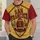 Crimson And Gold Football Crest For Game Day And School Spirit Fans All-over Print Unisex T-shirt - 6
