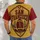 Crimson And Gold Football Crest For Game Day And School Spirit Fans All-over Print Unisex T-shirt - 4