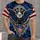 Blue Camo Eagle Crest for America’s 250th Anniversary Independence Day Celebration All-over Print Unisex T-shirt - 1