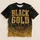 Black and Gold Gridiron Club Lettering for Game Day Fans and Football Enthusiasts All-over Print Unisex T-shirt - 5