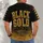 Black and Gold Gridiron Club Lettering for Game Day Fans and Football Enthusiasts All-over Print Unisex T-shirt - 4