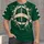Emerald Football Oval And Paint Splash For Game Day And Weekend Tailgates With Friends All-over Print Unisex T-shirt - 1