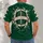 Emerald Football Oval And Paint Splash For Game Day And Weekend Tailgates With Friends All-over Print Unisex T-shirt - 4
