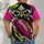 Neon Football and Sweeping Feather Flourishes for Game Day and Tailgate Fan Style All-over Print Unisex T-shirt - 4