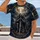 Kneeling Armored Knight and Radiant Cross for Faith Gatherings and Weekend Devotion All-over Print Unisex T-shirt - 2