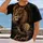 Roaring Lion And Moonlit Wilderness For Adventurous Men And Wildlife Enthusiasts All-over Print Unisex T-shirt - 2