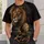 Roaring Lion And Moonlit Wilderness For Adventurous Men And Wildlife Enthusiasts All-over Print Unisex T-shirt - 6