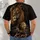 Roaring Lion And Moonlit Wilderness For Adventurous Men And Wildlife Enthusiasts All-over Print Unisex T-shirt - 4