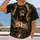 Crowned, Bearded Sacred Portrait with Three Crosses for Church Worship and Faith Gatherings All-over Print Unisex T-shirt - 2