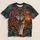 Front-Facing Wolf in Desert Sunset for Wilderness Adventure and Southwestern Outdoor Enthusiasts All-over Print Unisex T-shirt - 5