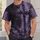 Washed Purple Cross And Crown Of Thorns Faith For Worship, Daily Devotion And Prayer All-over Print Unisex T-shirt - 6