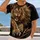 Roaring Lion King in Bronze Tones for Bold Streetwear and Everyday Style for Men All-over Print Unisex T-shirt - 2