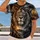 Lion of Judah Faith Art for Worship and Everyday Wear, Christian Gift for Men All-over Print Unisex T-shirt - 2