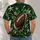 Cracked Stone Rugby Ball with Star Accents for Game Day, Tailgating and Weekend Wear All-over Print Unisex T-shirt - 4