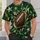 Cracked Stone Rugby Ball with Star Accents for Game Day, Tailgating and Weekend Wear All-over Print Unisex T-shirt - 6