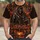 Hooded Reaper And Fiery Underworld Gate For Halloween Nights And Dark Fantasy Fans All-over Print Unisex T-shirt - 4