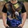 Bald Eagle and Wolf Silhouettes for Rugged Outdoor Adventure Days and Wildlife Lovers All-over Print Unisex T-shirt - 4
