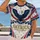 Bald Eagle Patriotic Anniversary Outfit for Fourth of July Celebrations and Events All-over Print Unisex T-shirt - 2