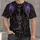 Gothic Crowned Skull and Violet Roses for Dark Fantasy Nights and Everyday Rebellion All-over Print Unisex T-shirt - 1