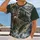 Deer And Bass Wilderness Scene For Fishing And Hunting Adventures All-over Print Unisex T-shirt - 2