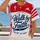 Faith Cross Scripture Red White Style for Church Gatherings and Weekend Wear for Men All-over Print Unisex T-shirt - 2