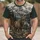 Antlered Deer and Alpine Wildflowers for Woodland Hiking and Outdoor Nature Lovers All-over Print Unisex T-shirt - 4