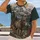 Antlered Deer and Alpine Wildflowers for Woodland Hiking and Outdoor Nature Lovers All-over Print Unisex T-shirt - 2