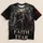 Kneeling Knight and Flaming Sword for Medieval Faith and Fantasy Enthusiasts All-over Print Unisex T-shirt - 5
