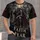 Kneeling Knight and Flaming Sword for Medieval Faith and Fantasy Enthusiasts All-over Print Unisex T-shirt - 1