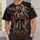 Battle-Worn Medieval Knight With Torn Banner for Gothic Halloween and History Fans All-over Print Unisex T-shirt - 6