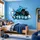 Personalized Shark Monster Truck Name Wall Decal – Custom Kids Name Sticker for Boys Bedroom, Christmas Gift for Son - 1