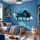 Personalized Shark Monster Truck Name Wall Decal – Custom Kids Name Sticker for Boys Bedroom, Christmas Gift for Son - 3
