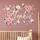 Personalized Peony Flower Name Wall Decal – Custom Pink Floral Sticker for Girls Nursery, Christmas Gift for Baby - 7