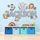 Personalized Safari Animals Name Wall Decal – Custom Jungle Name Sticker for Boys Nursery, Christmas Gift for Baby - 7