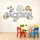 Personalized Safari Animals Name Wall Decal – Custom Jungle Name Sticker for Boys Nursery, Christmas Gift for Baby - 9