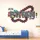 Personalized Race Car Track Name Wall Decal – Custom Racing Cars Name Sticker for Boys Room, Christmas Gift for Son - 4