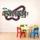 Personalized Race Car Track Name Wall Decal – Custom Racing Cars Name Sticker for Boys Room, Christmas Gift for Son - 9