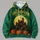 Halloween Moonlit Castle and Pumpkins for Spooky Season Celebrations All-over Print Hoodie (Lightweight) - 4