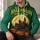 Halloween Moonlit Castle and Pumpkins for Spooky Season Celebrations All-over Print Hoodie (Lightweight) - 6